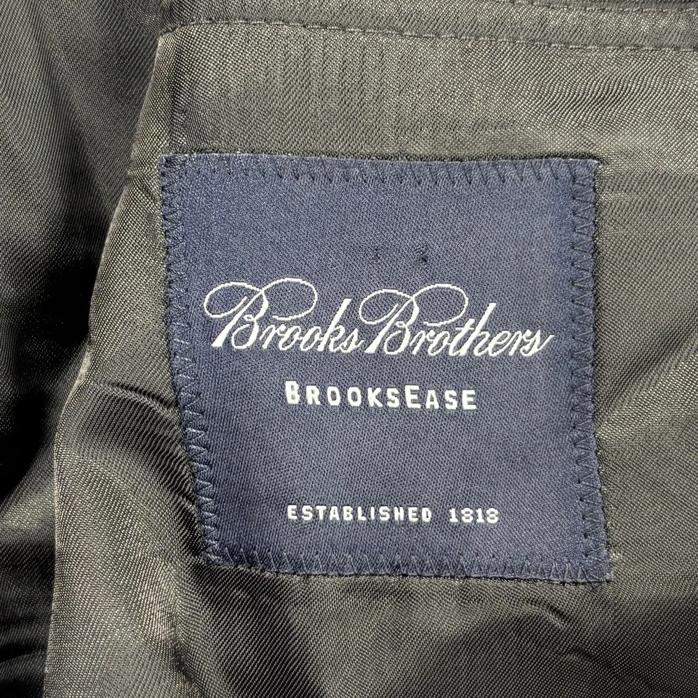 Brooks Brothers Blazer Mens 40 Long Super 100s Wool Made in USA Brooksease